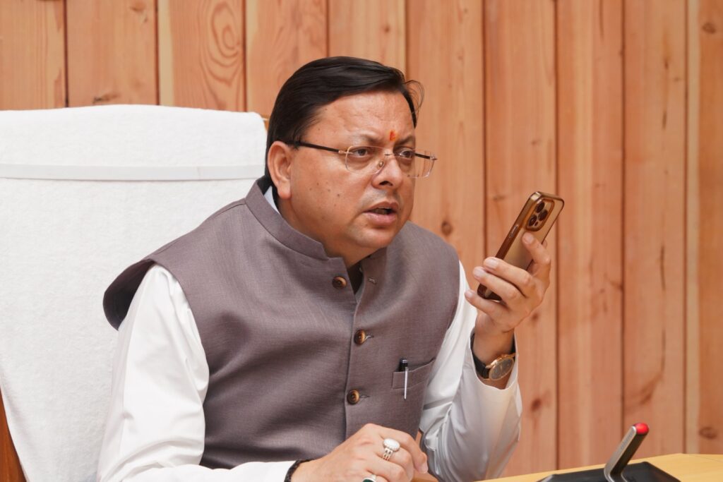 मुख्यमंत्री श्री पुष्कर सिंह धामी ने वर्चुअल रूप से रूद्रप्रयाग में आयोजित जागतोली दशज्यूला विकास महोत्सव-2024 कार्यक्रम को किया संबोधित।