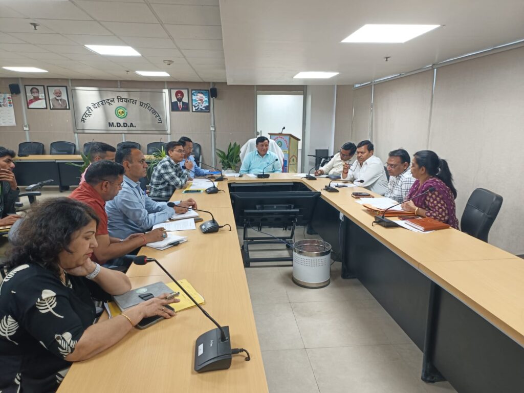 एमडीडीए उपाध्यक्ष ने की विभागीय समीक्षा, परियोजनाओं को समयबद्ध और गुणवत्तापूर्ण पूरा करने के निर्देश