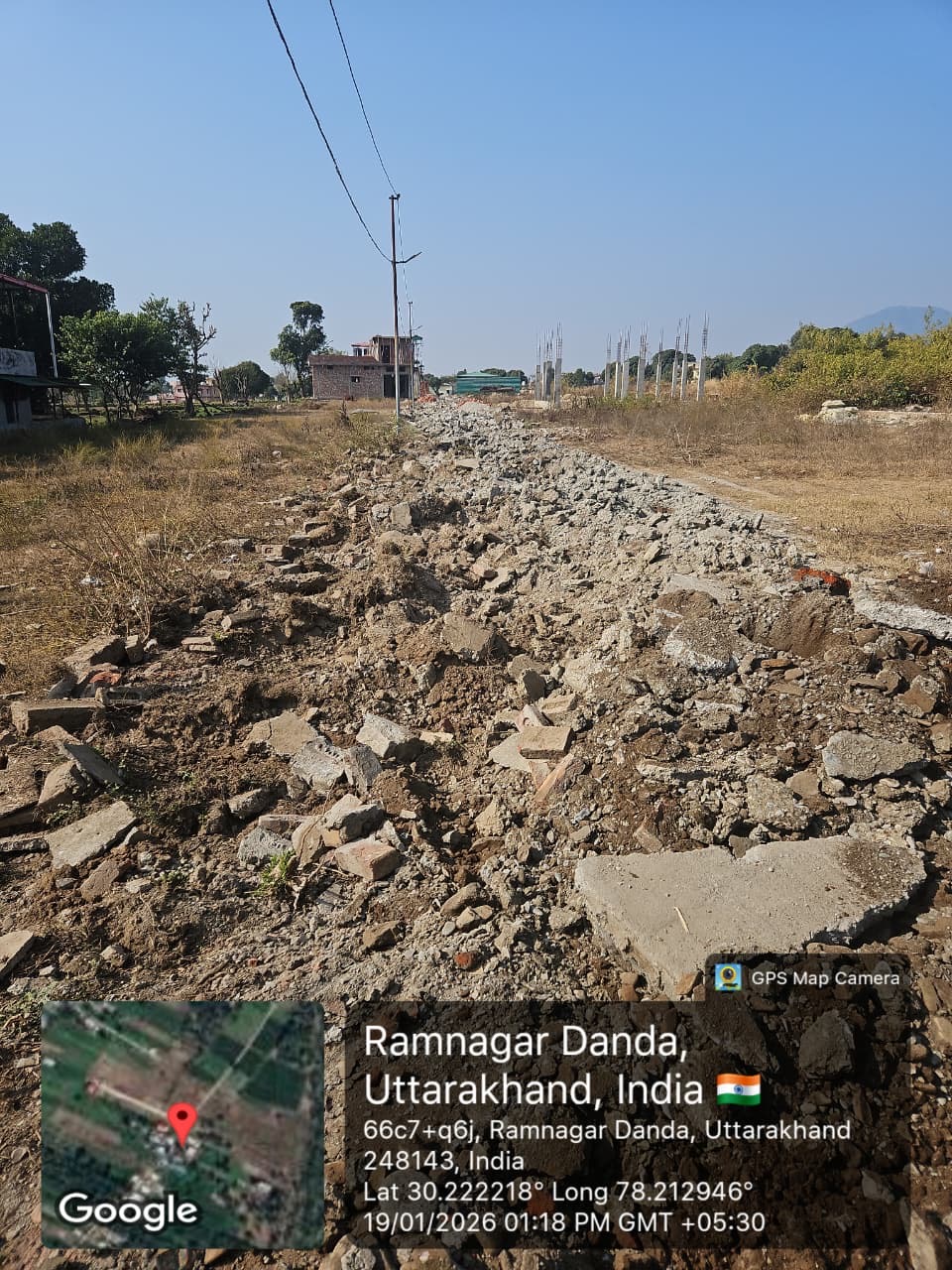 एमडीडीए का अवैध प्लॉटिंग पर करारा प्रहार, रानीपोखरी–थानों में बड़ी कार्रवाई, 22–27 बीघा में फैली अवैध प्लॉटिंग ध्वस्त