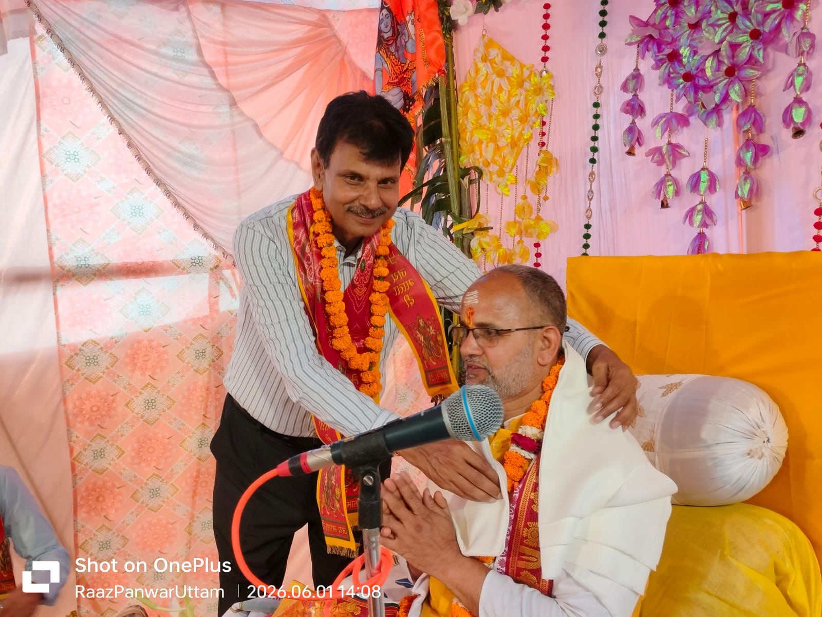 भटवाड़ा में श्री नर्सिंग महापुराण का भव्य आयोजन, राजेश्वर पैन्यूली ने लिया आशीर्वाद