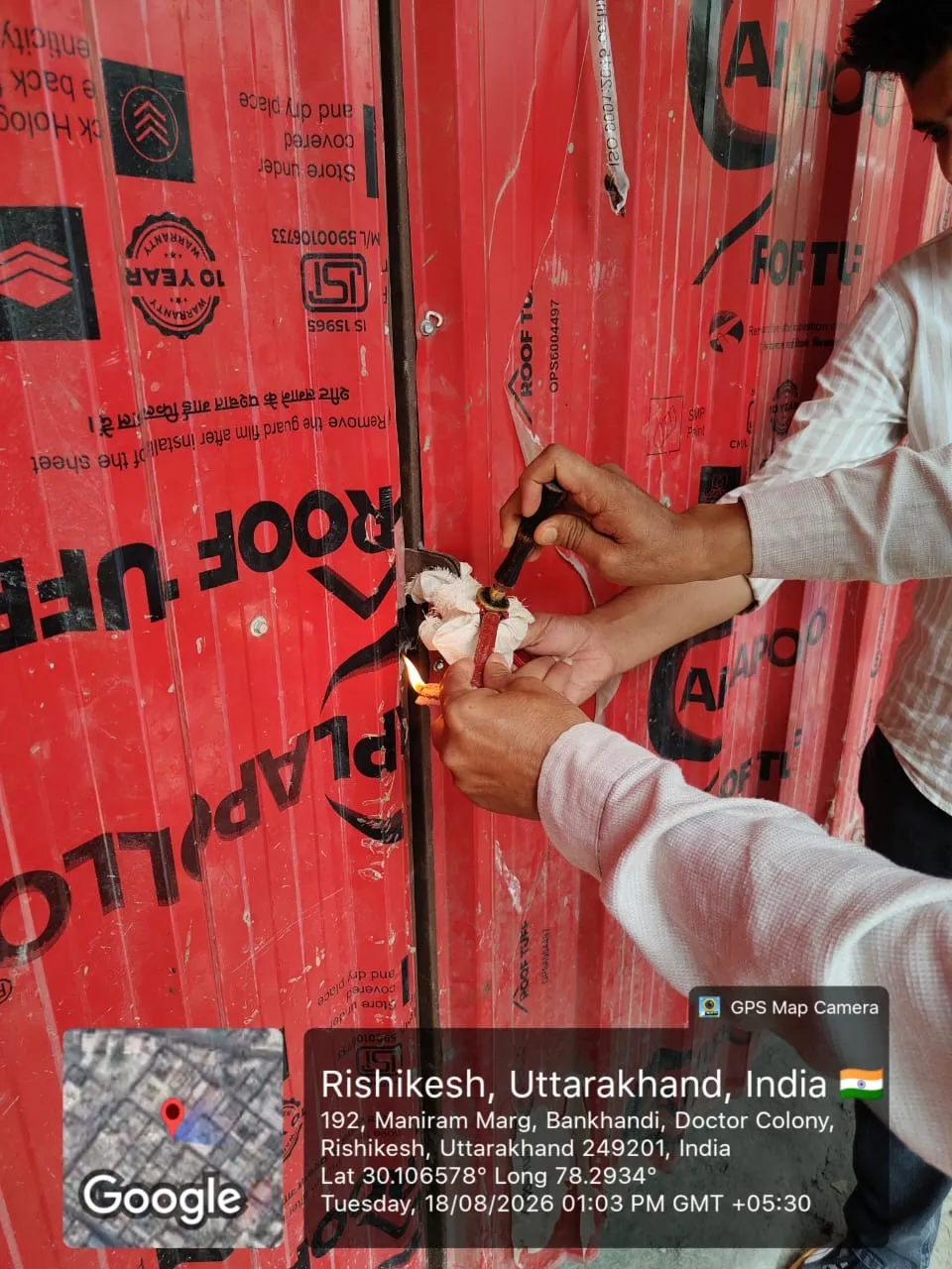 एमडीडीए की अवैध निर्माण पर कार्रवाई, ऋषिकेश में निर्माण सील