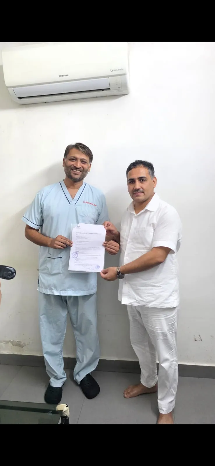 सांख्य योग फाउंडेशन का अरिहंत हॉस्पिटल व विशेषज्ञ चिकित्सकों के साथ अनुबंध