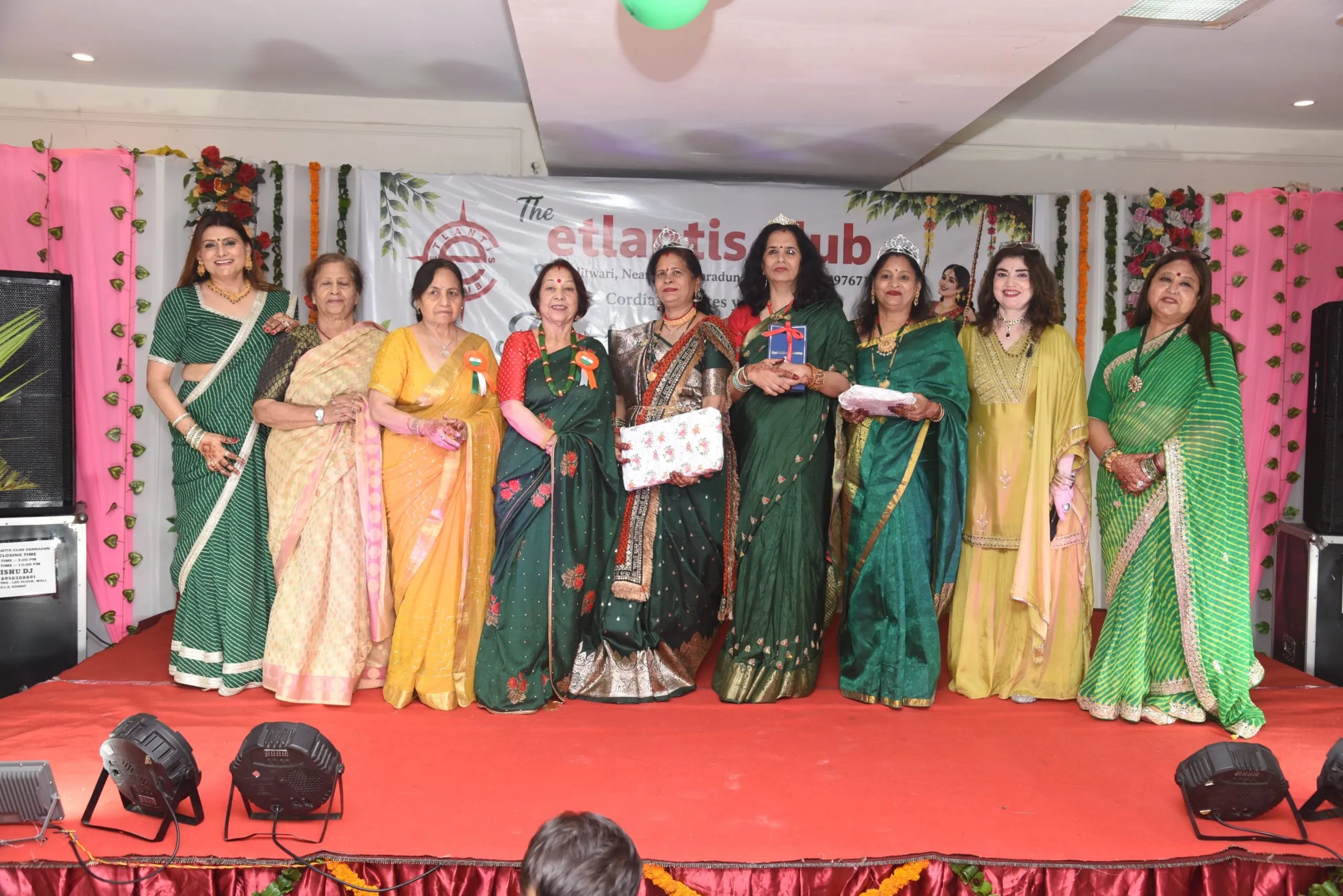 एटलांटिस क्लब में स्वतंत्रता दिवस के साथ हर्षोल्लास से मनाया गया हरियाली तीज उत्सव